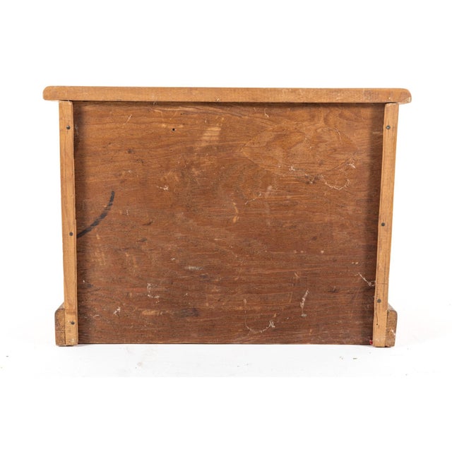 Vintage Salesman Sample Maple Chest of Drawers For Sale - Image 9 of 9