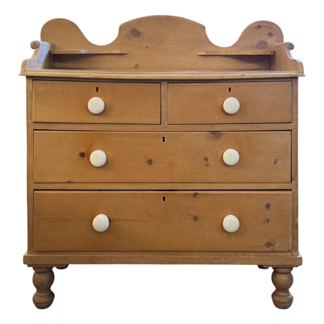 Mid 19th Century Pine Washstand For Sale