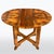 Art-Deco Small Folding Dining Table in Walnut, 1930s For Sale - Image 3 of 9