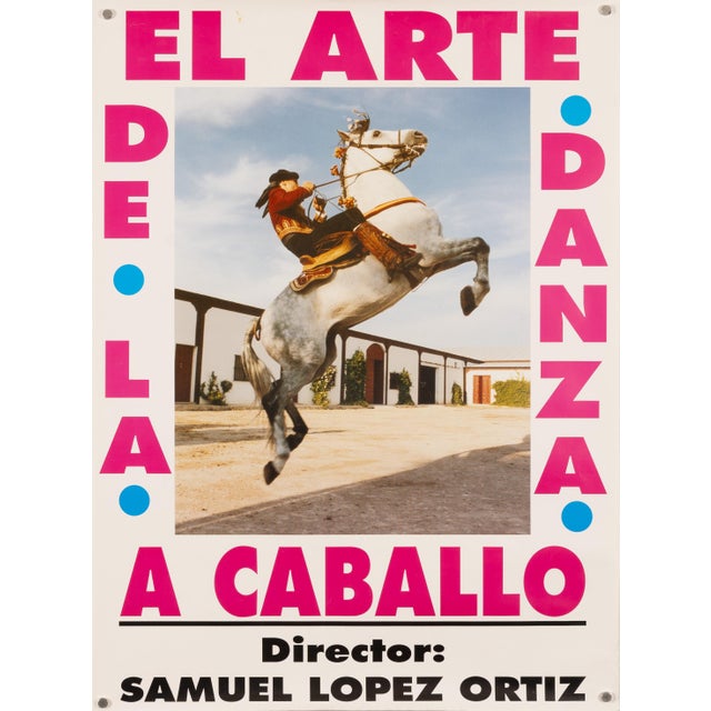 The Art of Horseback Dancing Original Event Poster, 1980s For Sale - Image 9 of 9