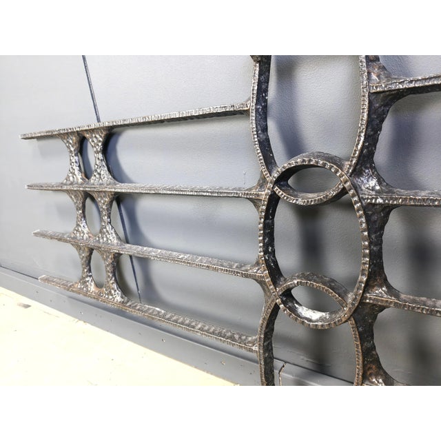 Gray Large Brutalist Wall Sculpture, 1970s For Sale - Image 8 of 11