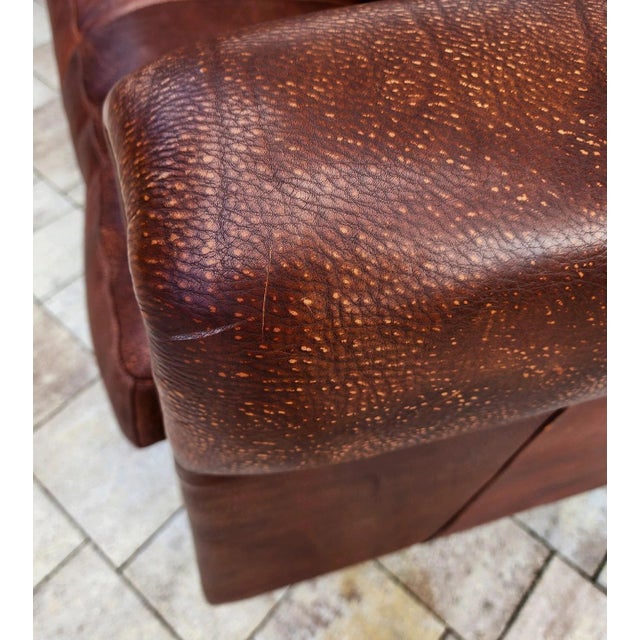 Italian Leather Sofa by Baxter of Italy For Sale - Image 16 of 18