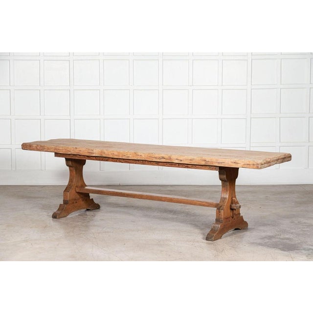 Monumental Scottish Pine Refectory Table, 1880 For Sale - Image 12 of 16