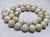 Gray Vintage Qing Dynasty Jade Bead Necklace With 14k Gold Clasp, 18" For Sale - Image 8 of 8