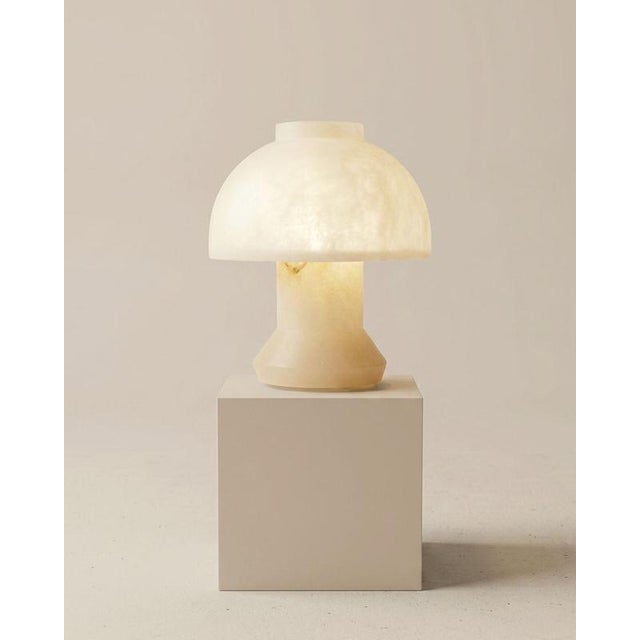 Umbra Alabaster Table Lamp by Luis Gimeno For Sale - Image 9 of 13