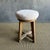 Contemporary Jasper White Oak Swivel Counter Stool With Genuine Sheepskin Upholstery Mb For Sale - Image 3 of 8