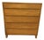 1950s Conant Ball Solid Birch Mid-Century Modern Highboy Dresser For Sale