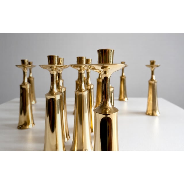 Mid-Century Modern Candleholders by Jens Harald Quistgaard for Dansk Design, 1950s, Set of 2 For Sale - Image 3 of 7