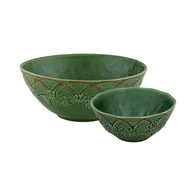 Bordallo Pinheiro Bordallo Pinheiro Woods Salad Serving Set, 5 Pieces For Sale - Image 4 of 4