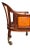Traditional Unusual Regency Mahogany and Brass Campaign Chair For Sale - Image 3 of 13