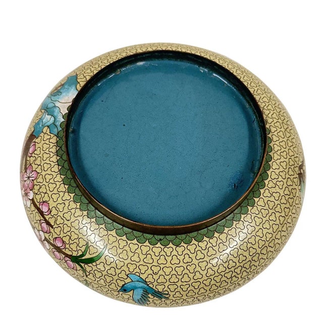 Early 20th Century Antique Chinese Cloisonne Bowl For Sale - Image 12 of 12