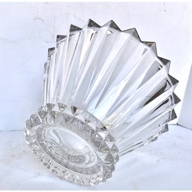 Late 20th Century Rosenthal Cllassic Lead Crystal Fluted Bowl For Sale In Dallas - Image 6 of 10