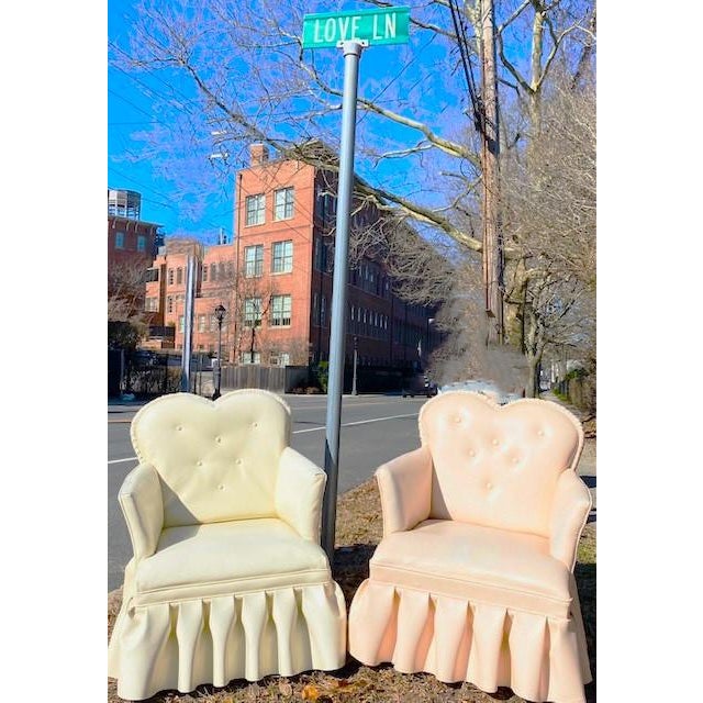 A Boudoir Sweetheart Chair Attributed to LoveShackFancy For Sale - Image 9 of 11