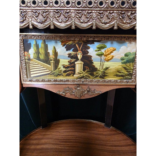 Chestnut Mid-Century Louis XV Style End Table For Sale - Image 8 of 12