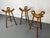 Black Vintage Brutalist Marbella Bar Stools by Sergio Rodrigues, 1970s, Set of 3 For Sale - Image 8 of 10