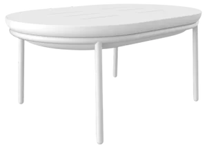 Lace White 90 Low Table by Mowee