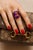 Purple Bochic “Orient” Vintage Natural Ruby & Amethyst Ring Set In 18 K Gold & Silver For Sale - Image 8 of 12