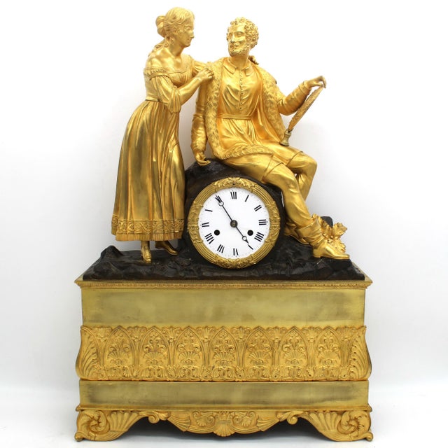 Antique French Charles X Ormolu Pendulum Clock For Sale - Image 10 of 10