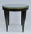 1980s C. 1980's Donghia "Essence" Collection Round Side/End Table Satin Black Lacquer Finish With Brushed Brass Details For Sale - Image 5 of 18