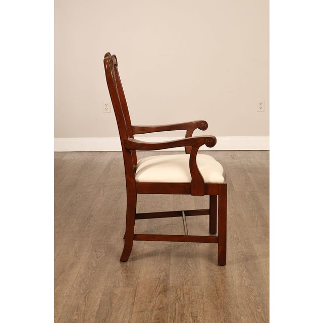 Scarborough House Chippendale Style Pair Of Mahogany Armchairs For Sale - Image 17 of 18