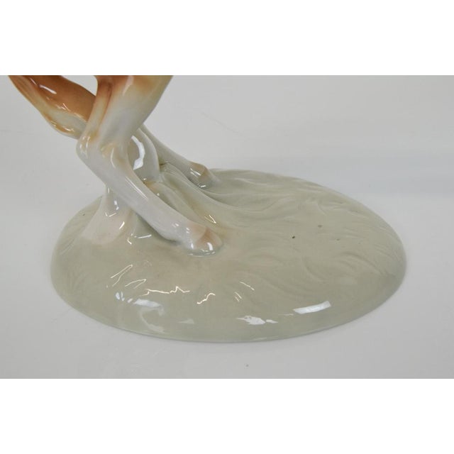 Porcelain Prancing Horse from Royal Dux, 1940s For Sale - Image 12 of 14
