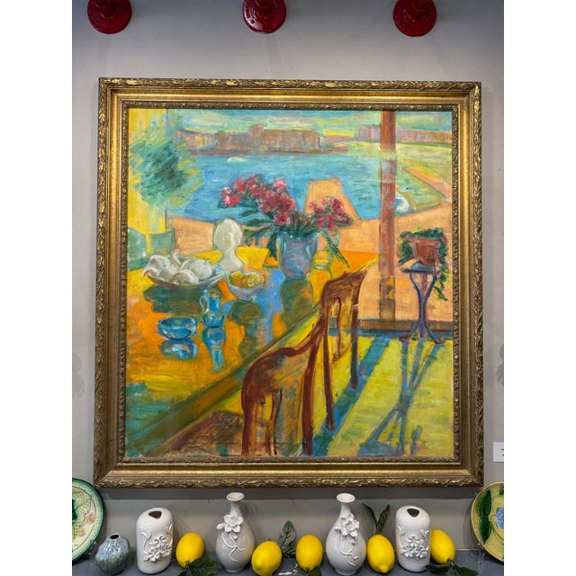 21st Century Painting "Room With a View" by A. Jones For Sale In Boston - Image 6 of 7