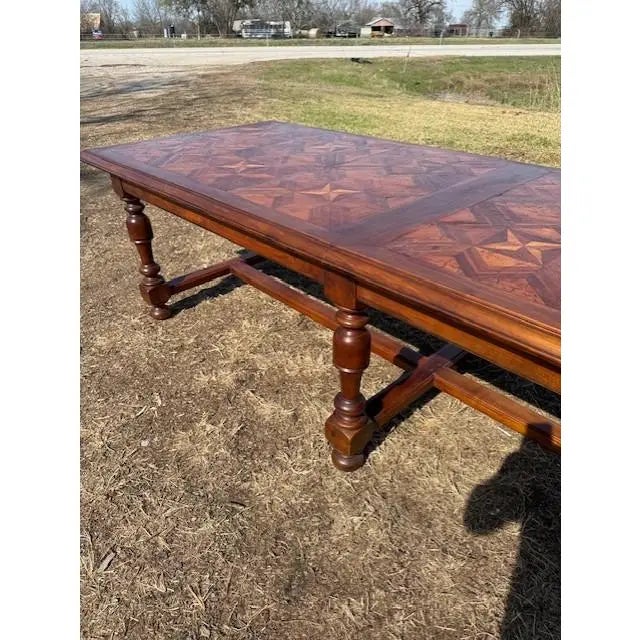 Brown Long 18th Century French Walnut Farm Table or Monastery Dining Table For Sale - Image 8 of 18