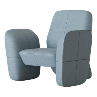 Max Armchair in Kvadrat Hero 2 Fabric by Julien Lestrille For Sale