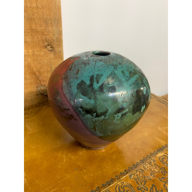 Vintage Late 20th Century Raku Vessel For Sale In Dallas - Image 6 of 6