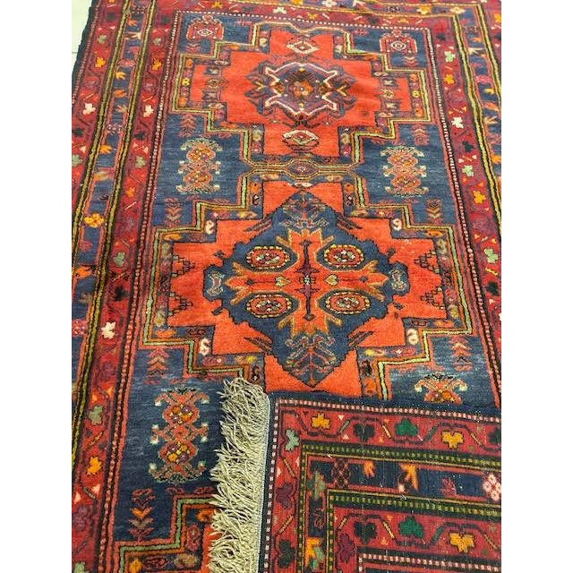 Persian Antique N. West Persian Rug , 5' X 8'5 For Sale - Image 3 of 7