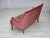 Wood Swedish 2-Seater Sofa in Pink Velour and Beech, 1970s For Sale - Image 7 of 18