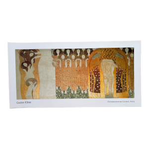 Gustav Klimt (1862-1918), Beethovenfries: 'Diesen Kuß Der Ganzen Welt', 1902, Collection...copyright Acte...printed in the Netherlands