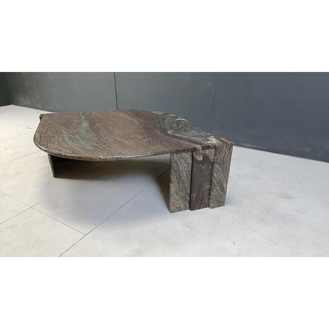 Stone Vintage Marble Coffee Table, 1980s For Sale - Image 7 of 10