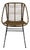 Vintage Wicker Rattan Chair, 1960s For Sale