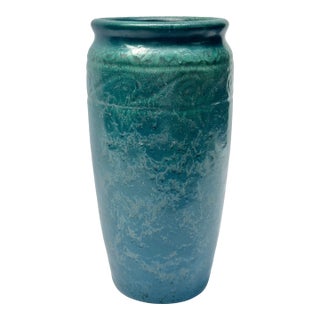 Arts & Crafts Alligator Glaze Hampshire Vase For Sale