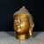 Metal Solid Brass Shakyamuni Buddha Head Statue, Buddhist Religious Decor For Sale - Image 7 of 9