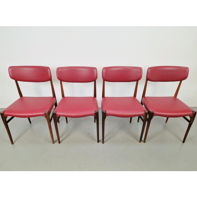 Vintage Dining Chairs from Topform, 1960s, Set of 4 For Sale - Image 9 of 12