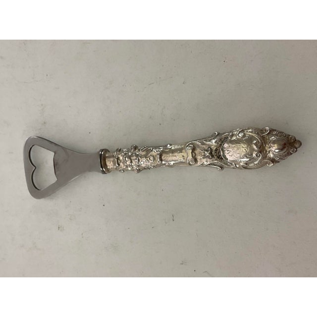 Silver 1970s A Bottle Opener After an Antique Mythological Pattern For Sale - Image 8 of 14