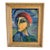Signed Tazive 1990 Fauvist Expressionist Portrait of a Woman in a “Red Beret” Oil Painting in Gilt Frame For Sale