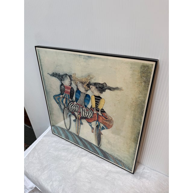 Boulanger Graciela Rodo Boulanger "Holiday on Wheels" Print, Framed For Sale - Image 4 of 12