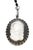 Vintage Black Beaded Wrap Necklace With Lalique Glass Cameo, 1940's For Sale - Image 4 of 18