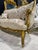 2010s Baroque Sofa in Beige and Ivory With Hand-Applied Gold Leaf For Sale - Image 5 of 13