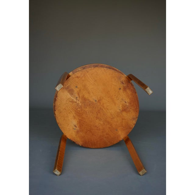 Model 70 Two-Tier Coffee Table in Birch Wood by Alvar Aalto for Artek, Finland, 1940s For Sale - Image 6 of 18
