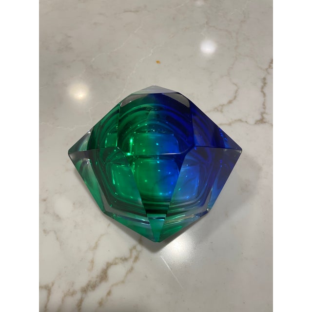 Murano Glass Geometric Ashtray Bowl For Sale In New York - Image 6 of 6