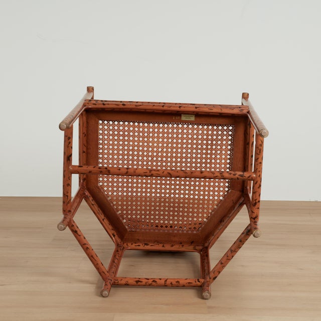 Vintage Set of Four Faux Bamboo Brighton Pavillion Style Chairs by Maitland Smith For Sale - Image 17 of 18