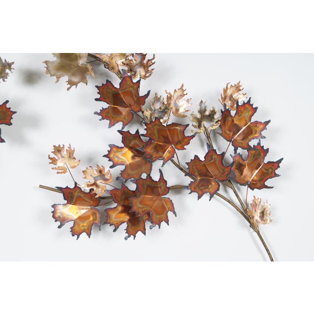 Vintage "Maple Leaf" Wall Sculpture by Curtis Jere Chairish