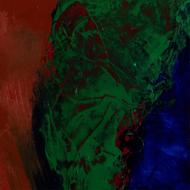 "Jamila" oil on linen canvas by listed New Mexico artist Wesley Rusnell (1934-2023), c. 1972. Original gallery tags and...