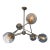 Aerin Turenne Large Dynamic Chandelier Polished Nickel For Sale