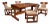 “Cuiaba” Dining Set in Hardwood, Sergio Rodrigues, 1970s For Sale