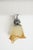 Orange French Tulip and Fish Wall Sconce in Chrome and Peach Marbled Glass, 1940s For Sale - Image 8 of 11